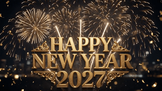 new year 2027 gif animation