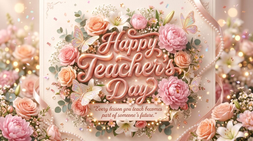 happy teachers day greetings image