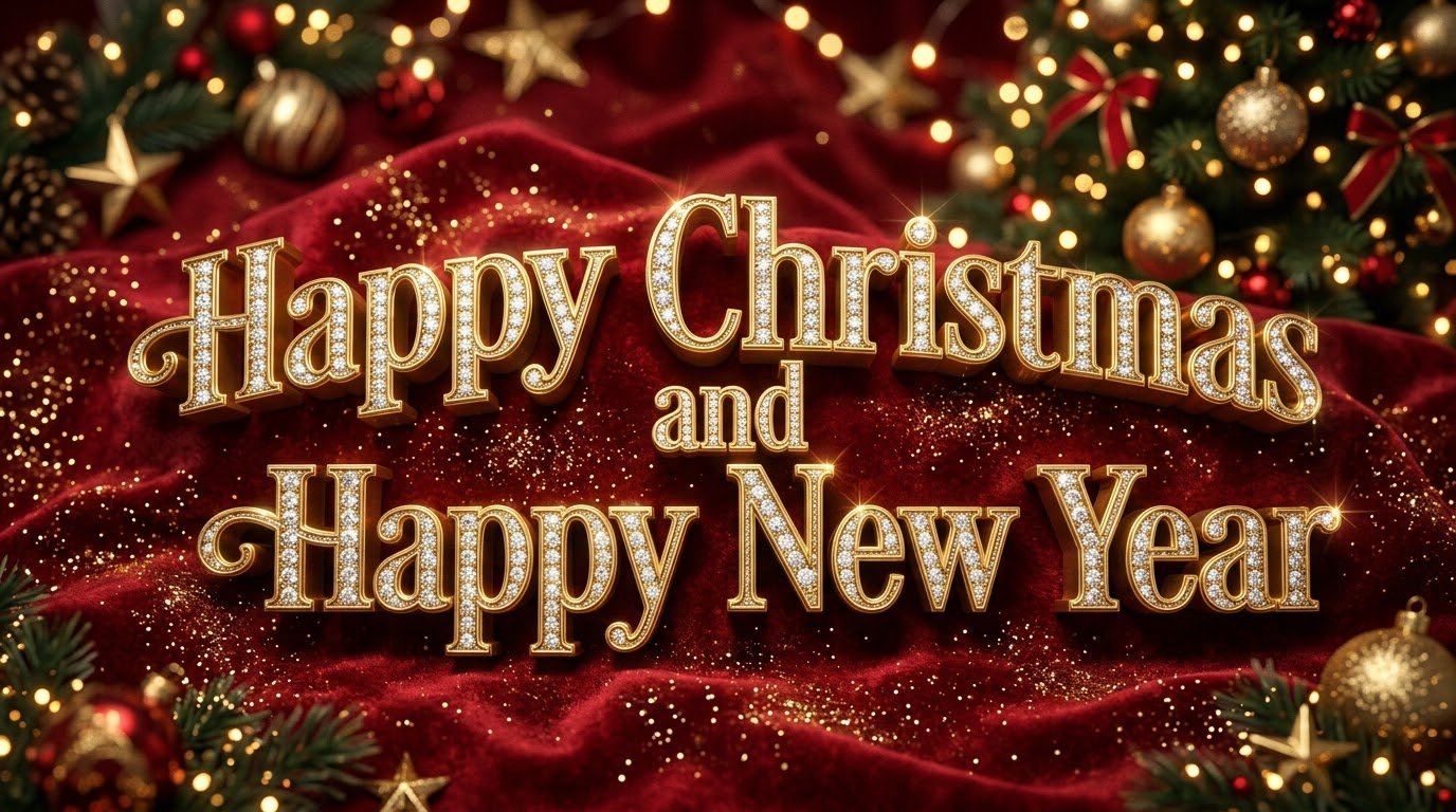 merry christmas & new year image