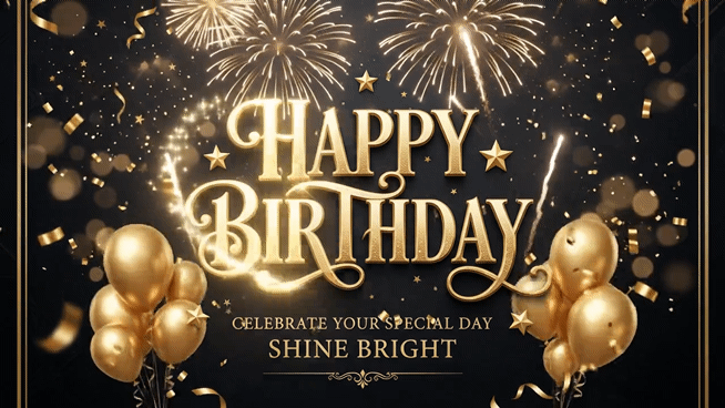 happy birthday gif animation