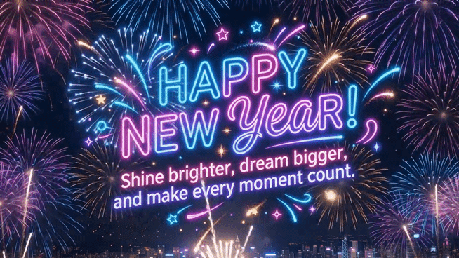 free new year animated images