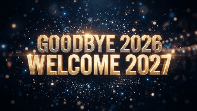 goodbye 2026 welcome 2027 animated image