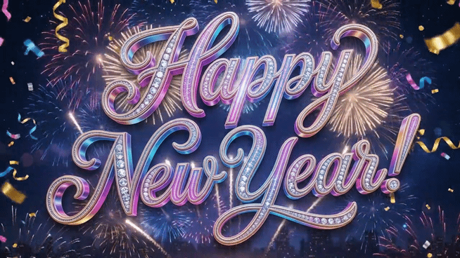 happy new year animated images