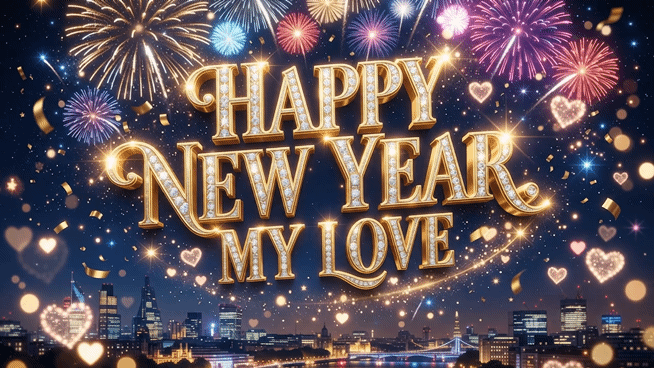 happy new year my love image