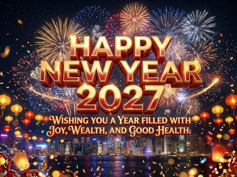 new year greeting card